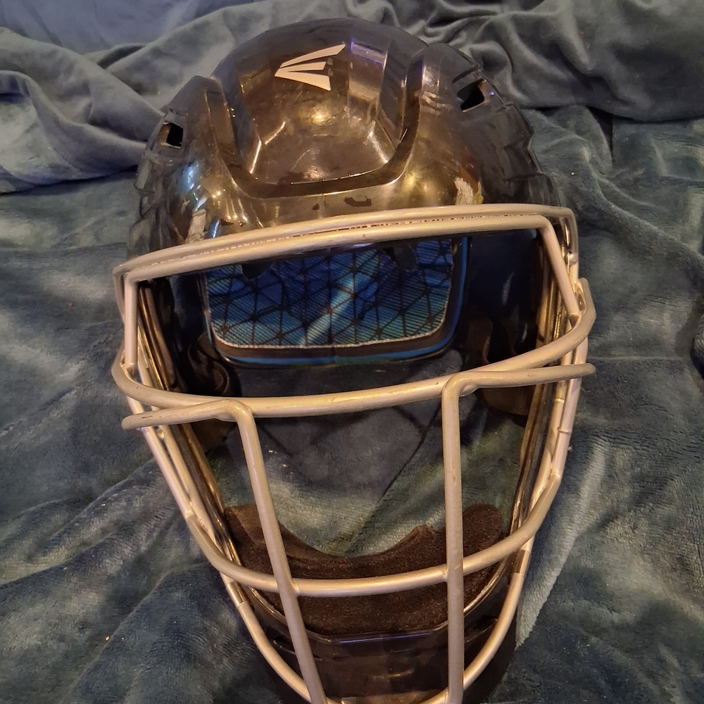 Easton Gametime Baseball Catcher's Helmet (L) | Black | Large - Picture 2 of 6